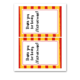 INSTANT DOWNLOAD Thank You For Being McAwesome Gift Card Holder 5x7